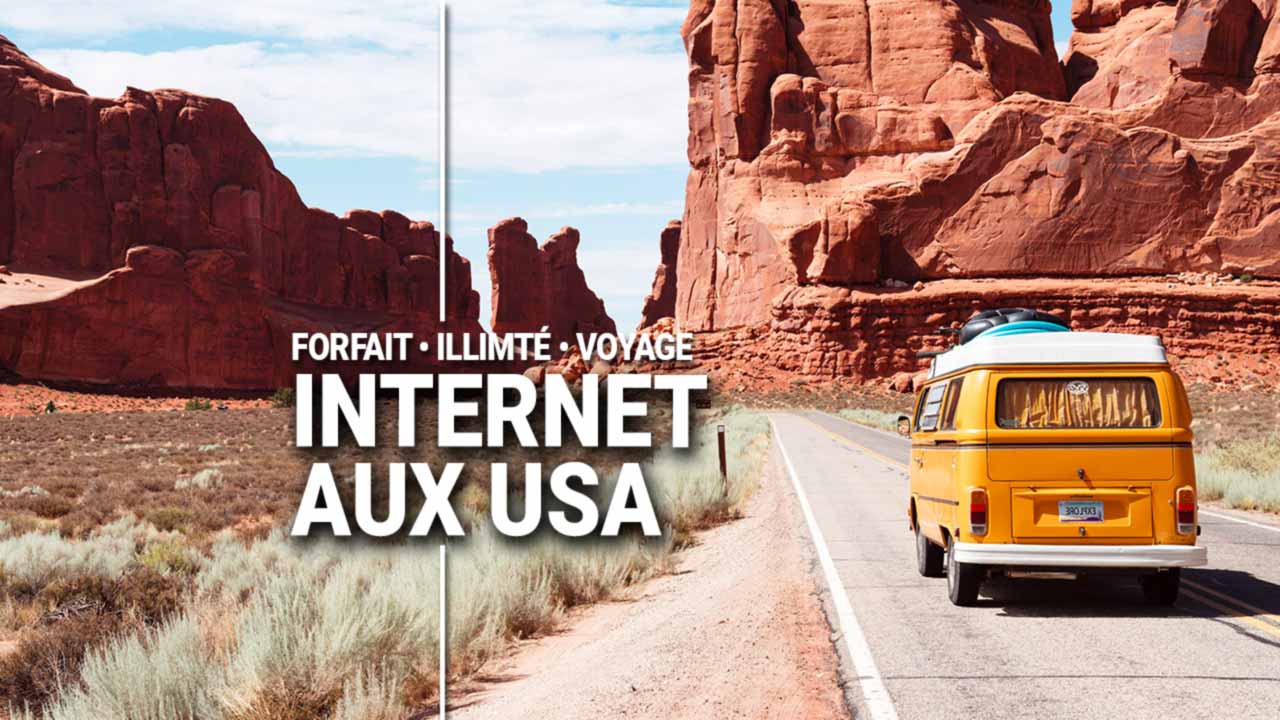 Avoir internet en illimité aux Etats-unis en Road-Trip