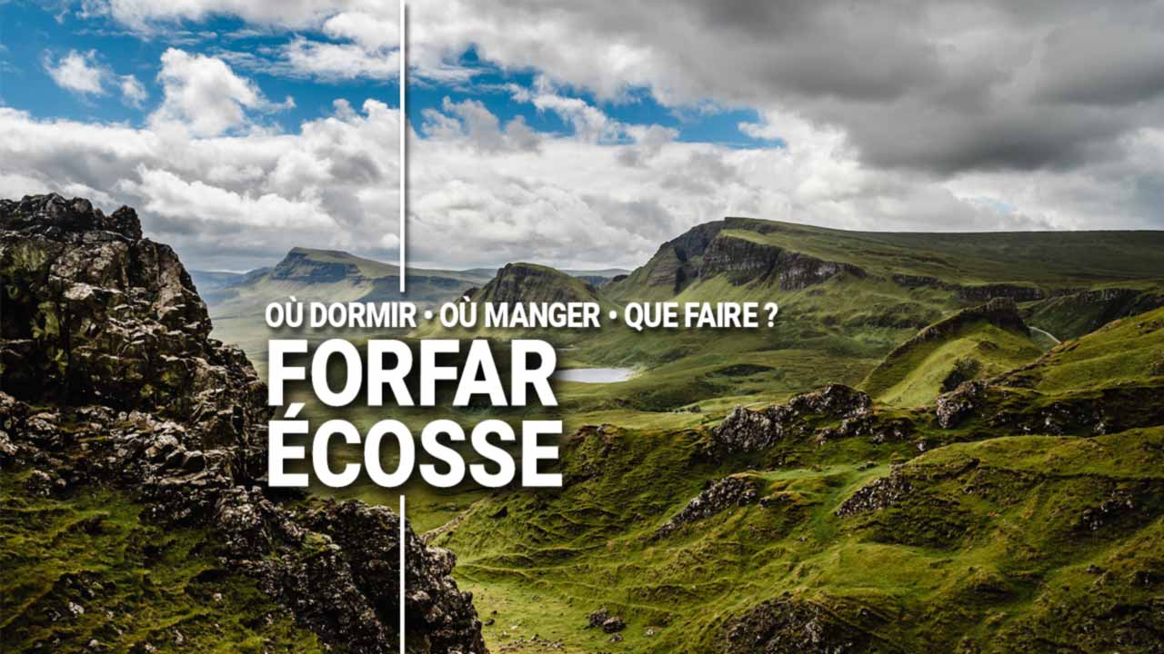 Guide Voyage Forfar ecosse en camping-car et van