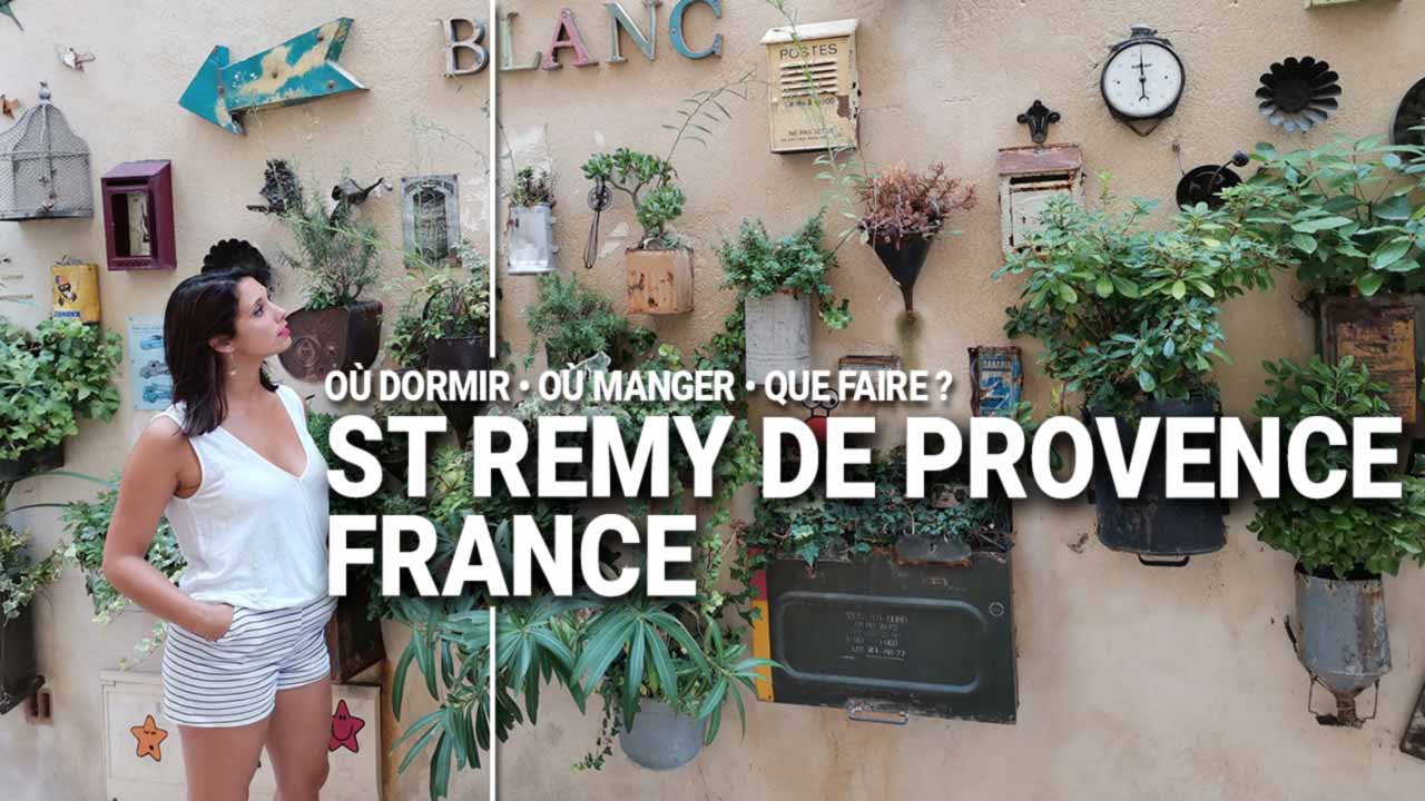 Guide Voyage St Remy de Provence France en camping-car et van