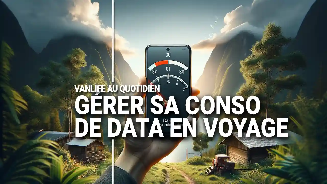 gérer sa consommation de données mobiles en vanlife