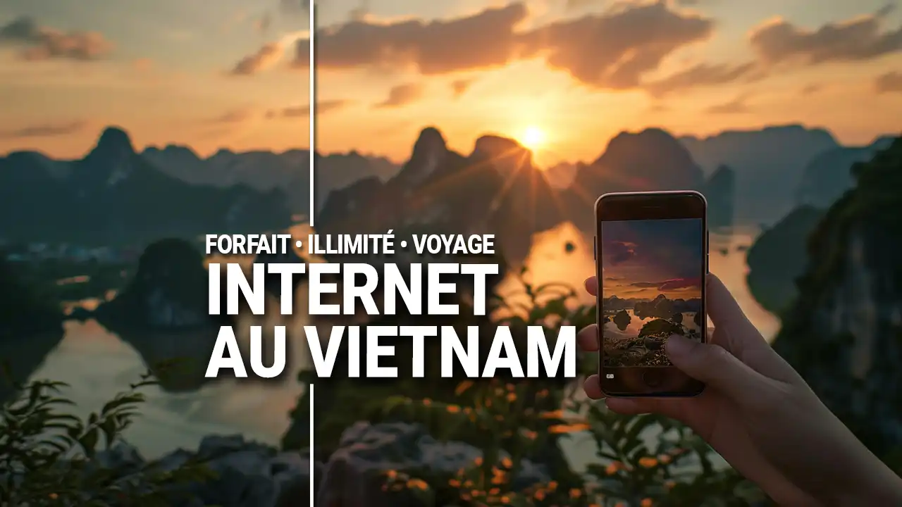Carte sim et forfait illimité en voyage Vietnam