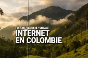 Forfait internet avec carte sim illimité pour un séjour en Colombie