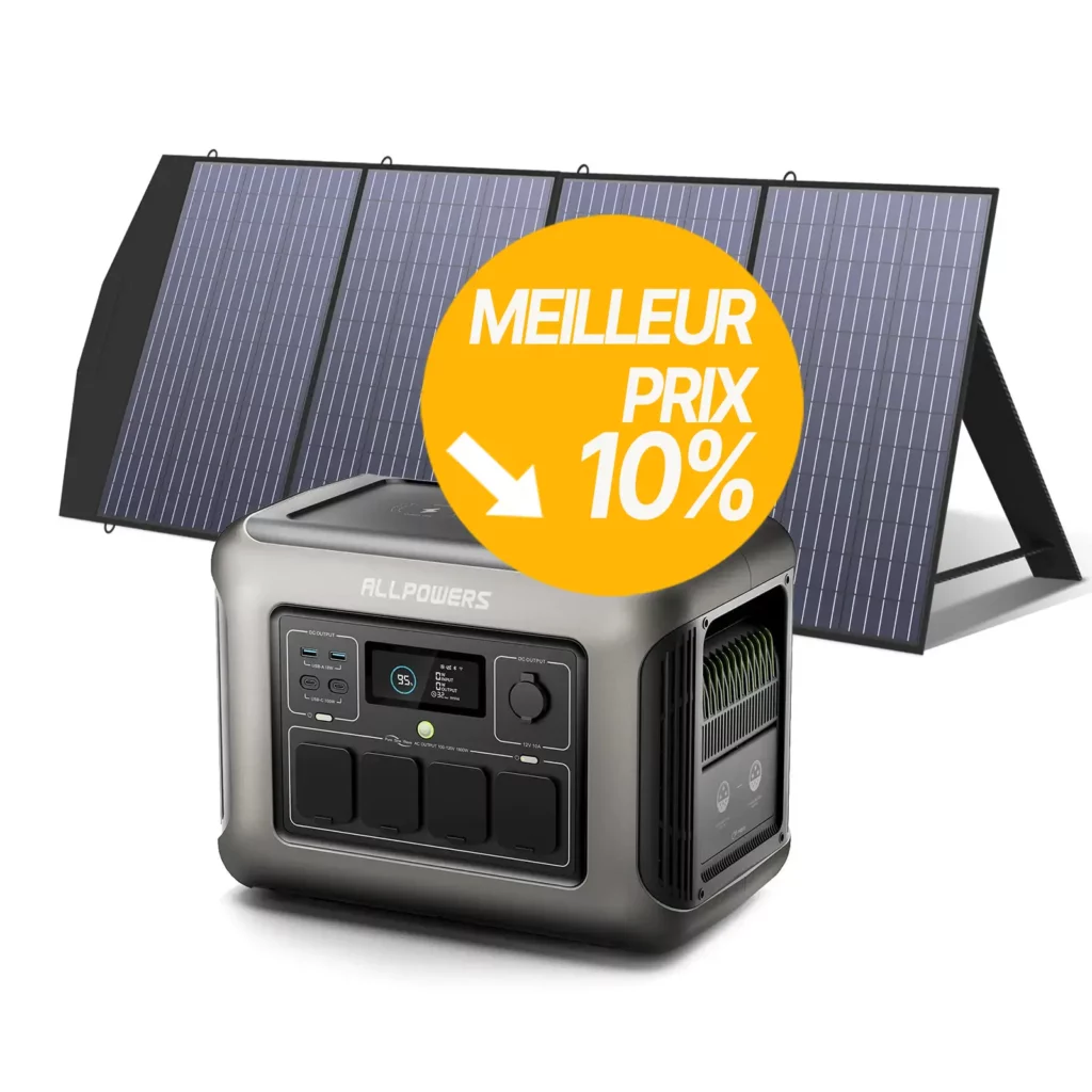 Acheter ALLPOWERS 1800W Générateur Solaire R1500 avec PV200W prix pas cher — free download