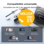 Acheter EcoFlow Batterie externe EcoFlow RAPID (25 000 mAh, 170 W, 100 W, câbles rétractables intégrés) meilleur tarif