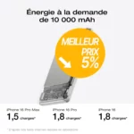 Acheter EcoFlow Batterie externe EcoFlow RAPID Mag (10 000 mAh, 7,5 W, charge magnétique) meilleur tarif