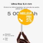 Acheter EcoFlow Batterie externe EcoFlow RAPID Mag (5 000 mAh, 7,5 W, charge magnétique) meilleur tarif