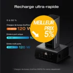 Acheter EcoFlow Batterie externe EcoFlow RAPID Pro (20 000 mAh, 230 W, câble intégré 100 W) meilleur tarif
