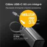 Acheter EcoFlow Batterie externe EcoFlow RAPID Pro (20 000 mAh, 230 W, câble intégré 100 W) meilleur tarif