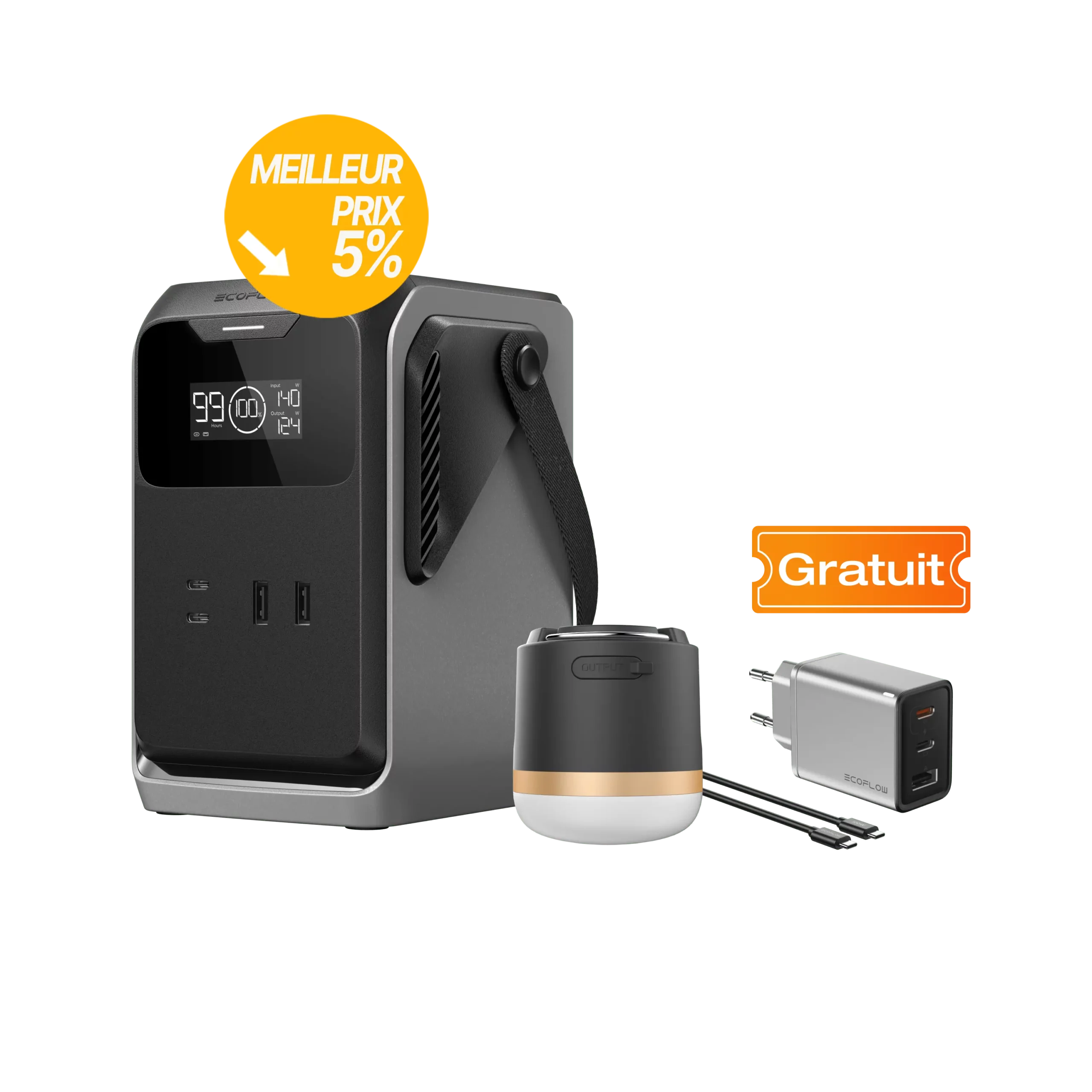 Acheter Station électrique portable à courant continu EcoFlow TRAIL meilleur tarif