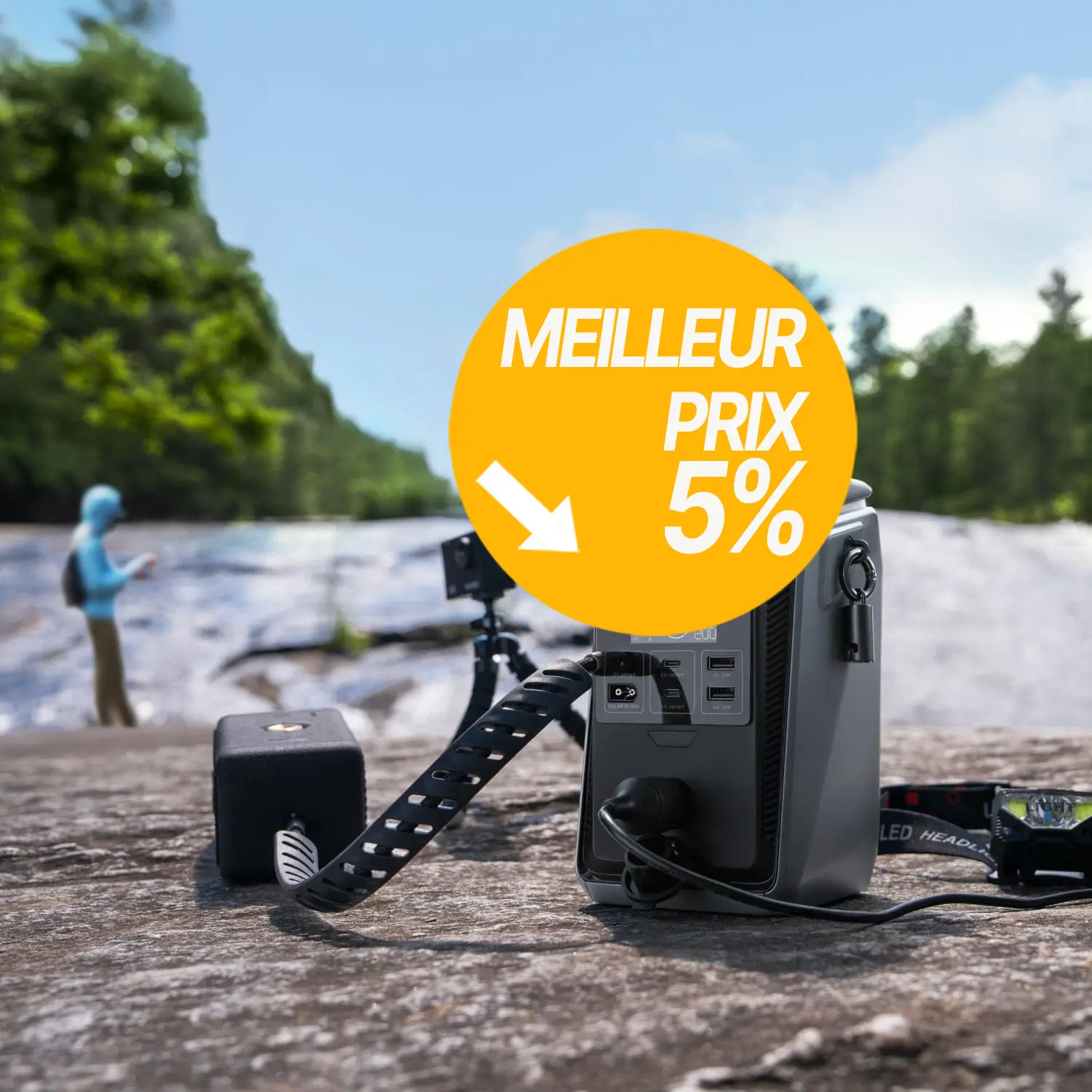 Acheter Station électrique portable à courant continu EcoFlow TRAIL meilleur tarif