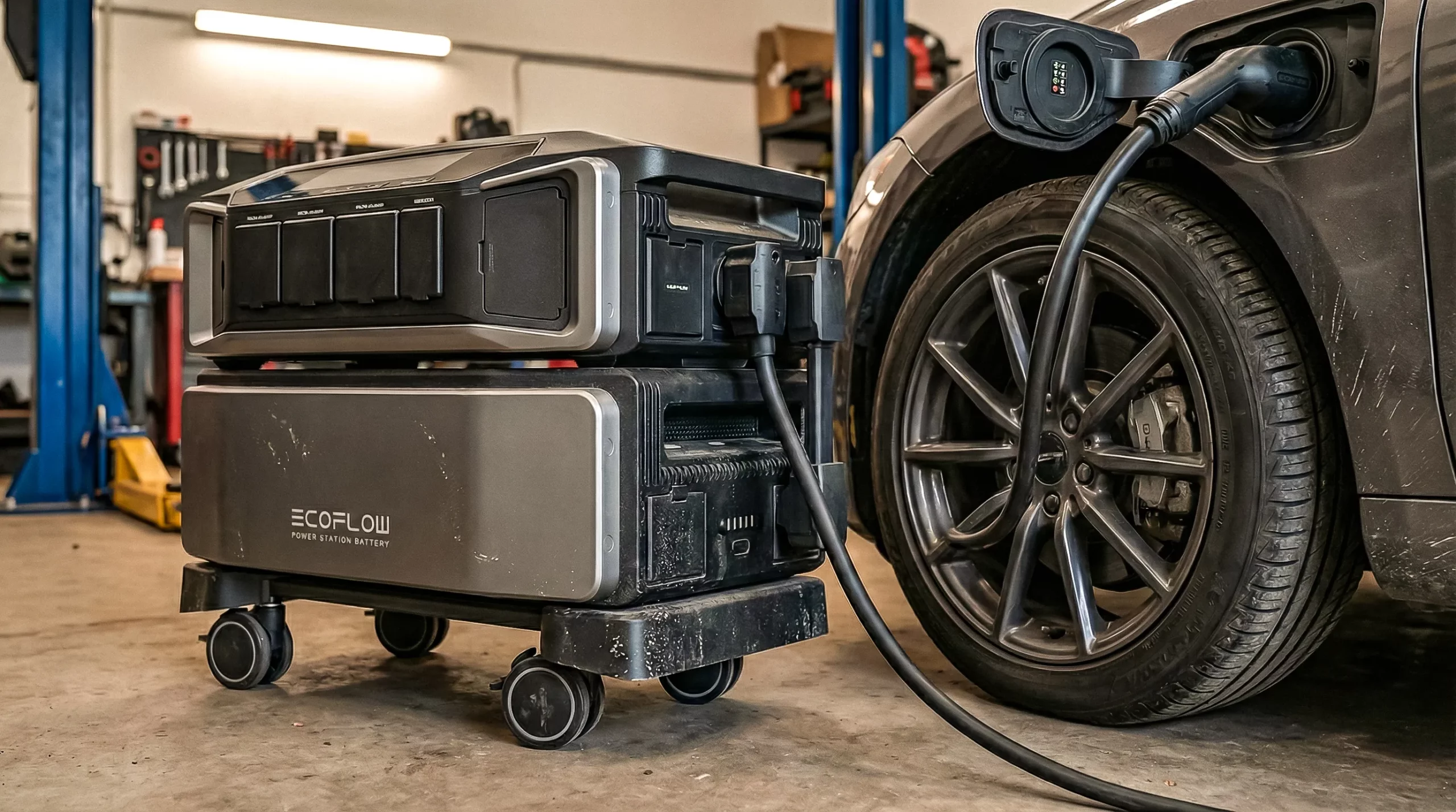 Test Ecoflow Delta Pro Ultra décharge voiture